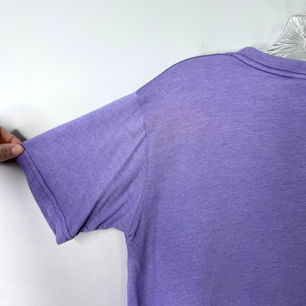 Nestle's Crunch Junk Food Brand Retro Purple Distressed Graphic Tee Unisex Sz S - Picture 11 of 12